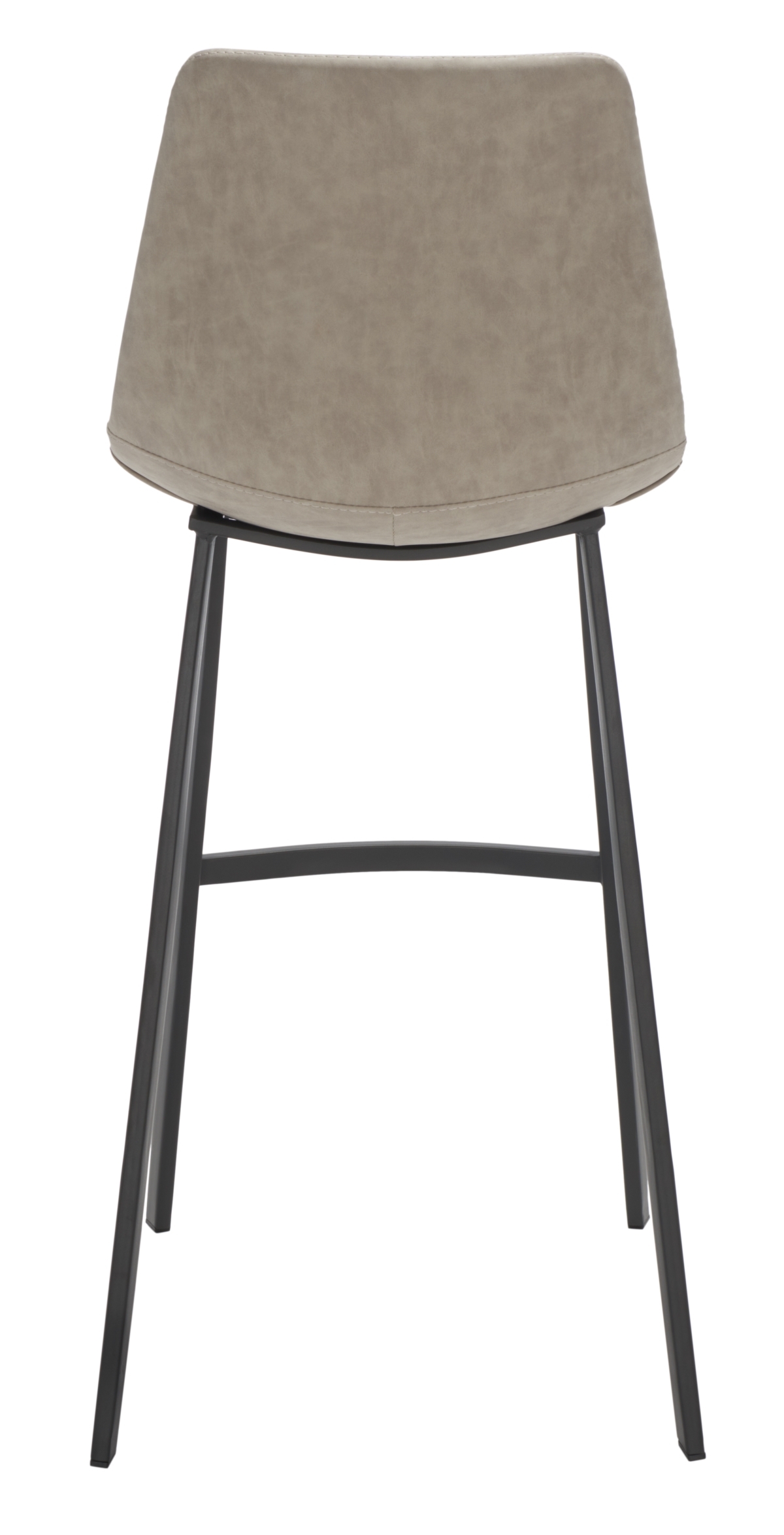 Rhyatte Bar Stool - Stone / Black - Safavieh - Image 7