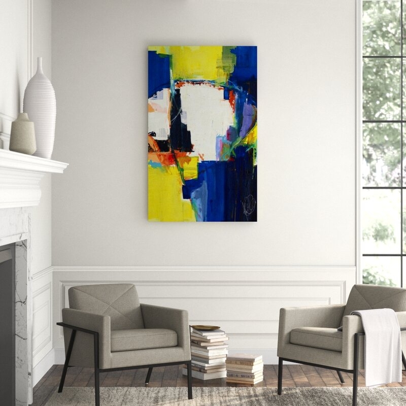 Chelsea Art Studio Mind the Gap I by Kelly O'Neal - Wrapped Canvas Painting Print - Image 0
