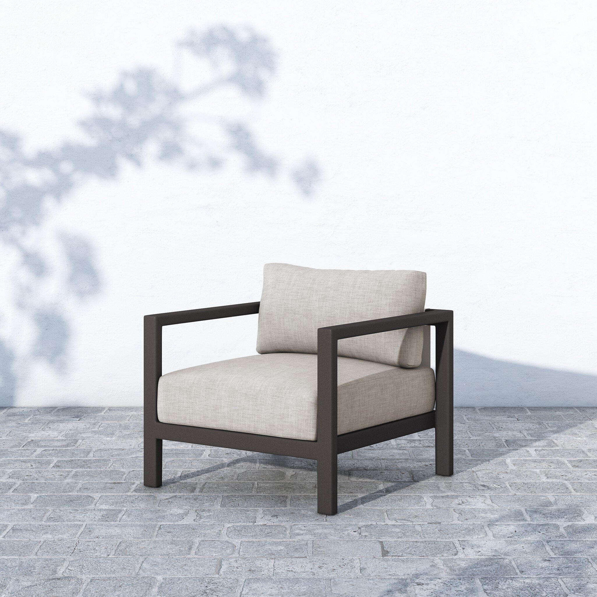 Sonoma Outdoor Chair, Bronze - Venao Grey - Image 1