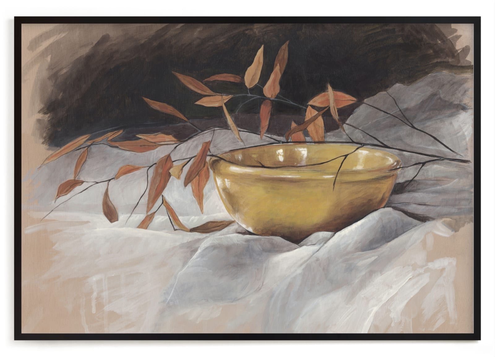 Yellow Bowl Limited Edition Fine Art Print 2 - Image 0