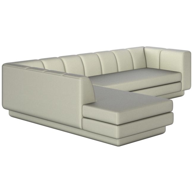 Yarrow 2-Piece L-Shaped Sectional Sofa with Left Arm  Colourwash Snow - Image 0