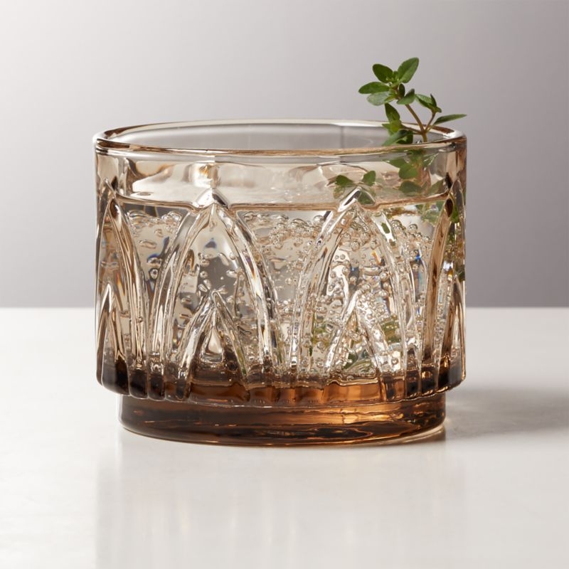 Buchanan Smoked Stacking Double Old-Fashioned Glass - Image 1