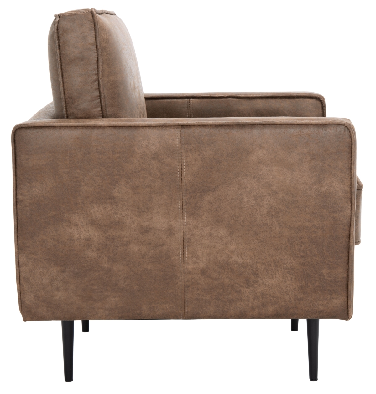 Paityn Accent Chair - Brown / Black - Safavieh - Image 7