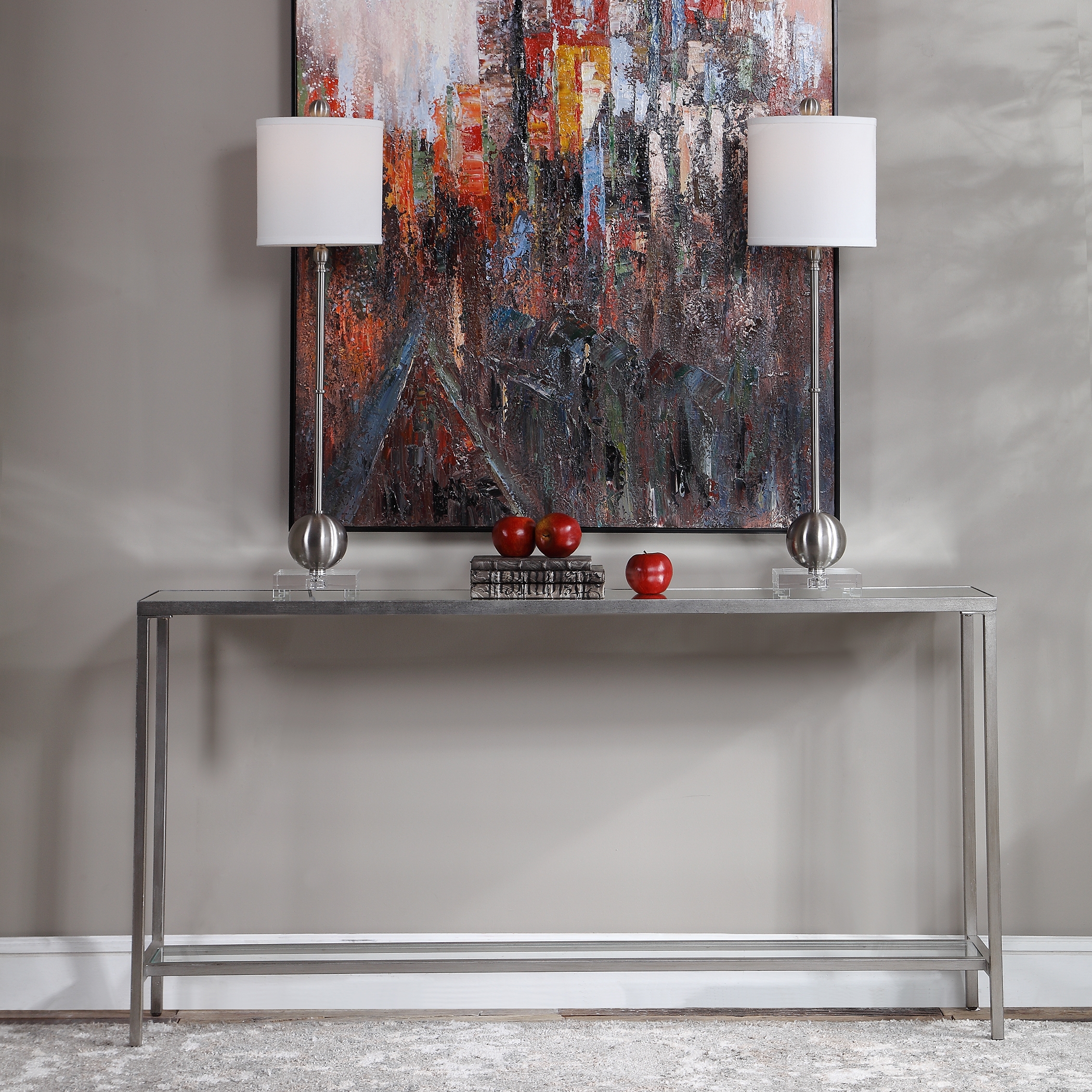 Hayley Silver Console Table - Image 1