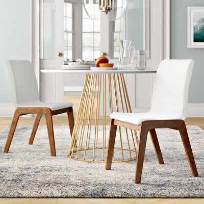 Bradley Linen Upholstered Side Chair - Image 0