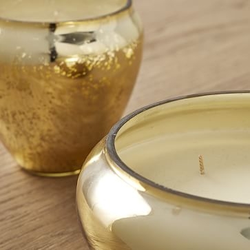 Mercury Bulb Candle, 5 Wick, Winter White, 64 OZ, Glass Mercury - Image 1