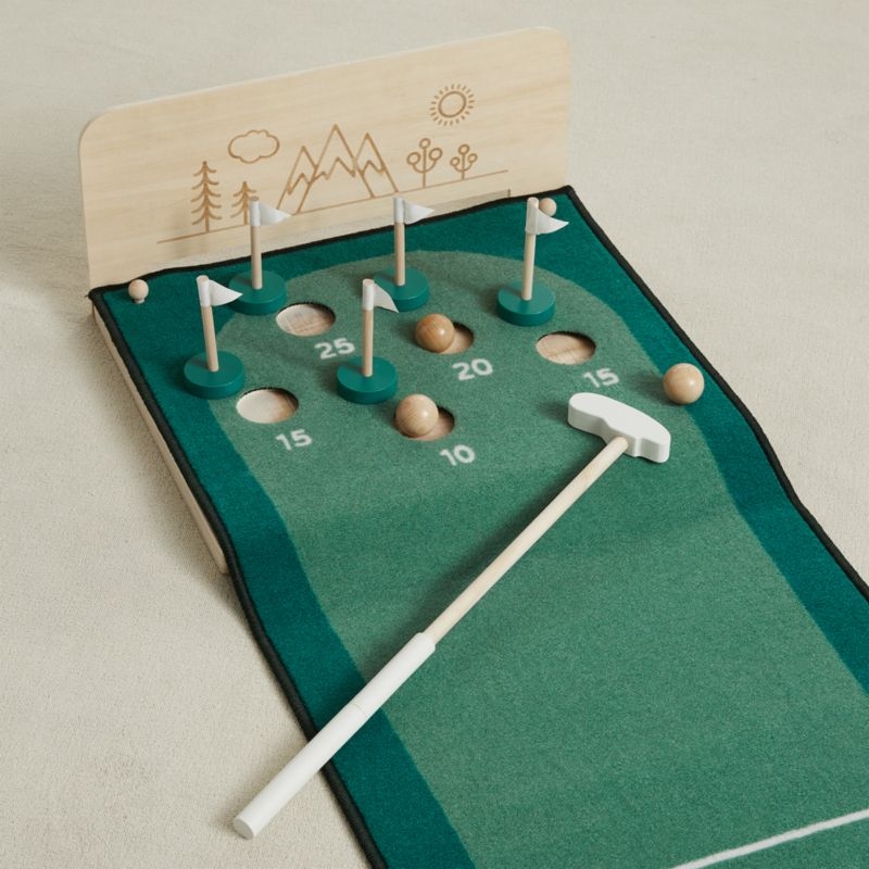 Wonder & Wise by Asweets Keen Putting Green Toddler Mini Golf Set - Image 10