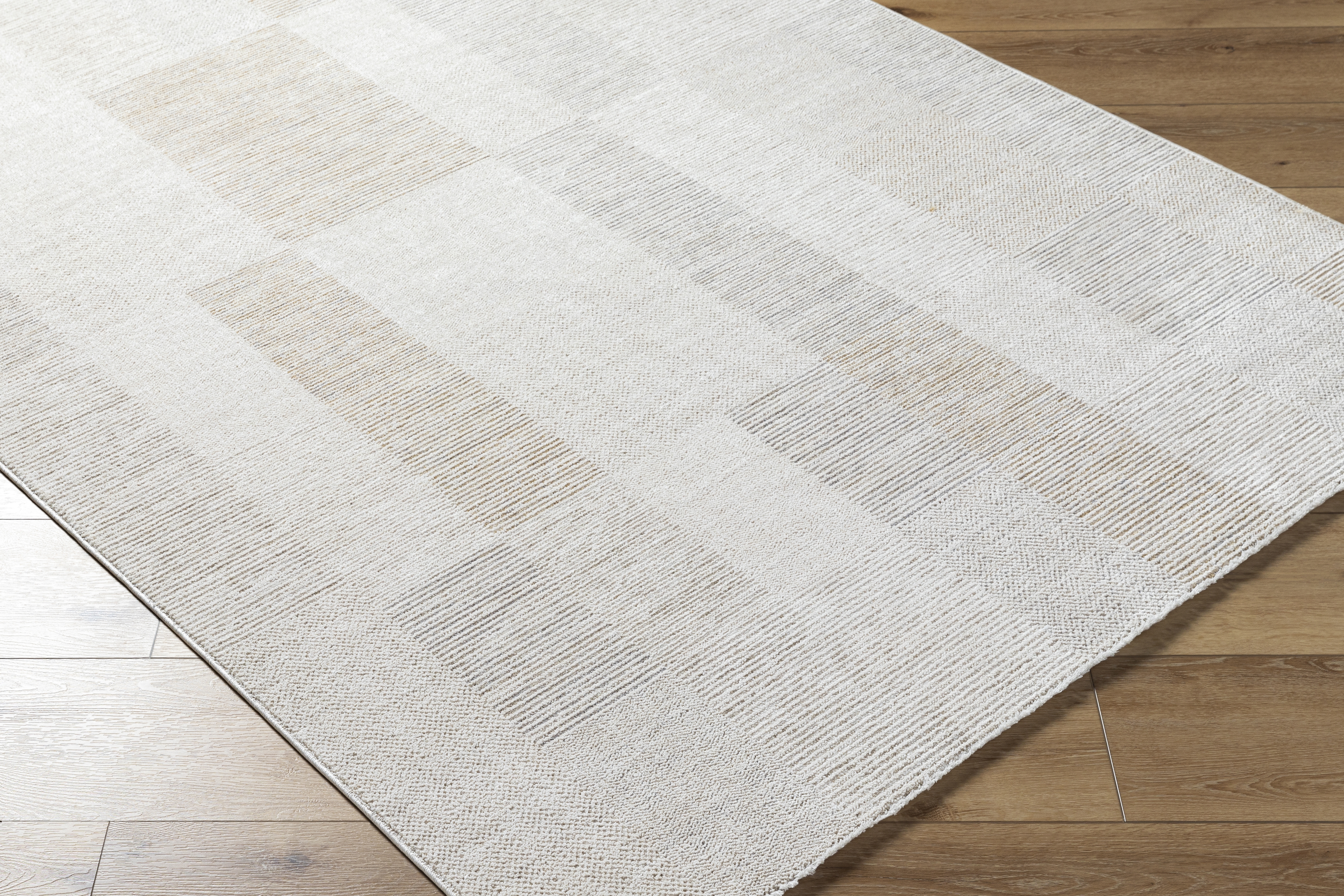 Emory Beige Indoor 9'4" x 13'1" Machine Woven Rug - Image 4