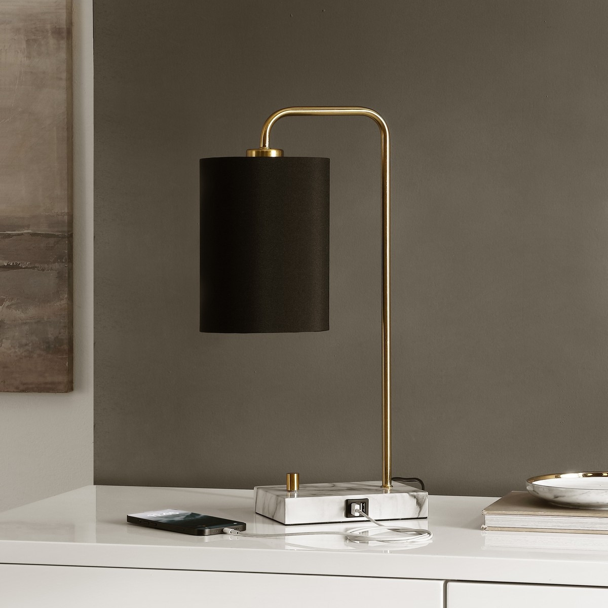 Nevana 20" Table Lamp W/ Usb - Multi - Safavieh - Image 1