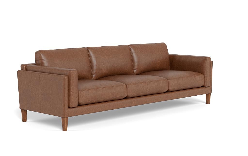 Gaby Leather 3-Seat Sofa - Image 1