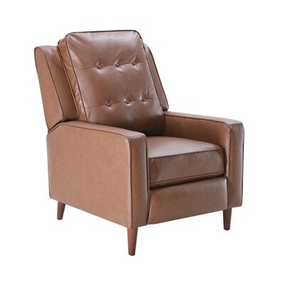 Push Back Recliner Manual Armchair With Medieval Style Accent Chair For Living Room - Image 0