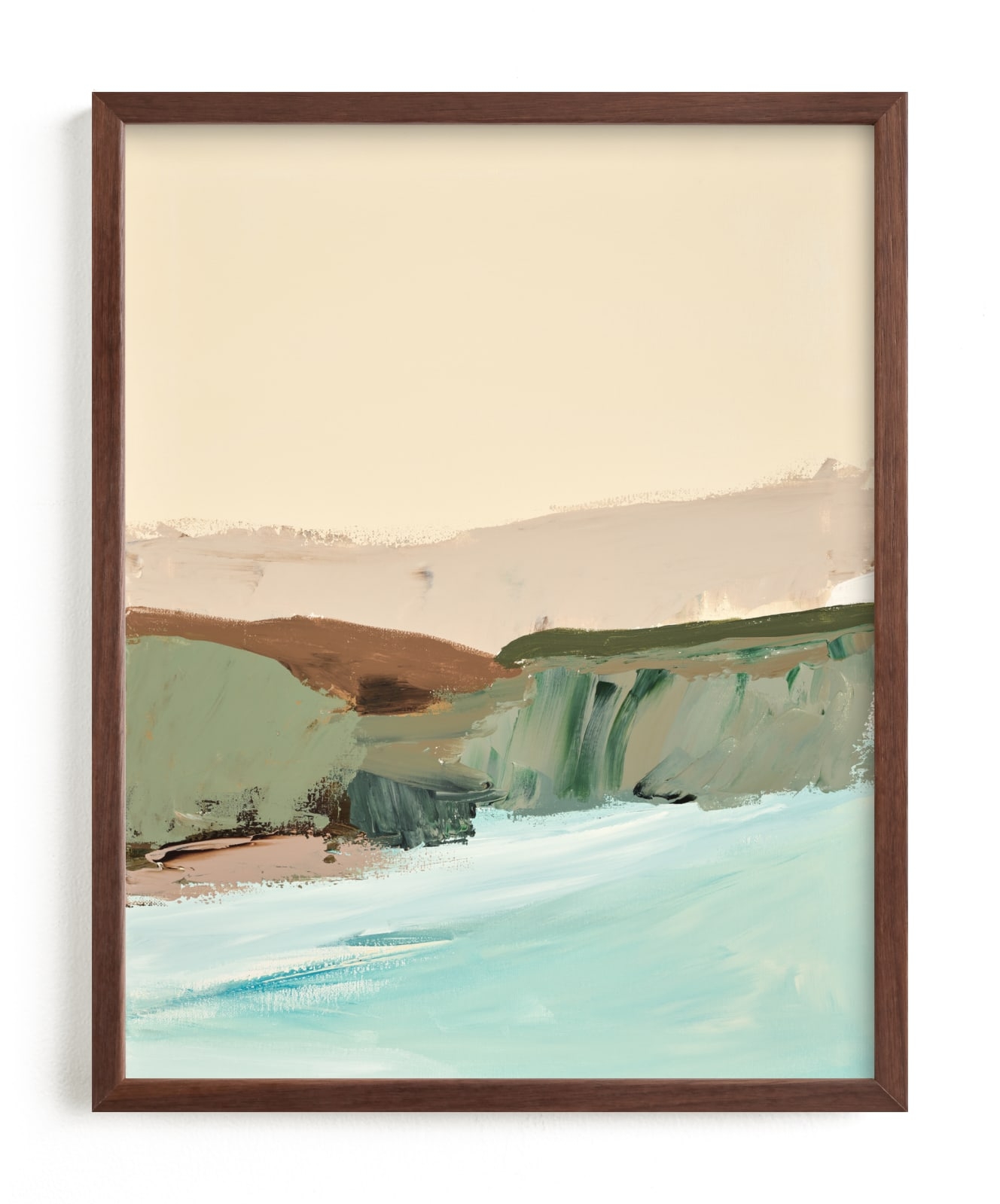 Muted Seascape Diptych II Limited Edition Fine Art Print 2 - Image 0