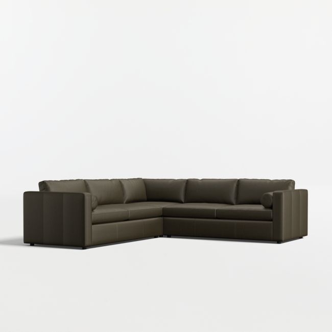 Aris 3-Piece L-Shaped Leather Sectional Sofa - Image 0