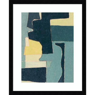 Blue Note II by Rob Delamater - Picture Frame Painting Print on Paper - Image 0