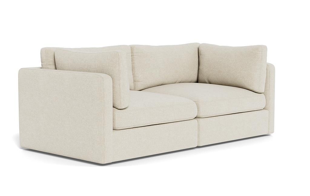 Tatum Modular Fabric Loveseat - Image 1
