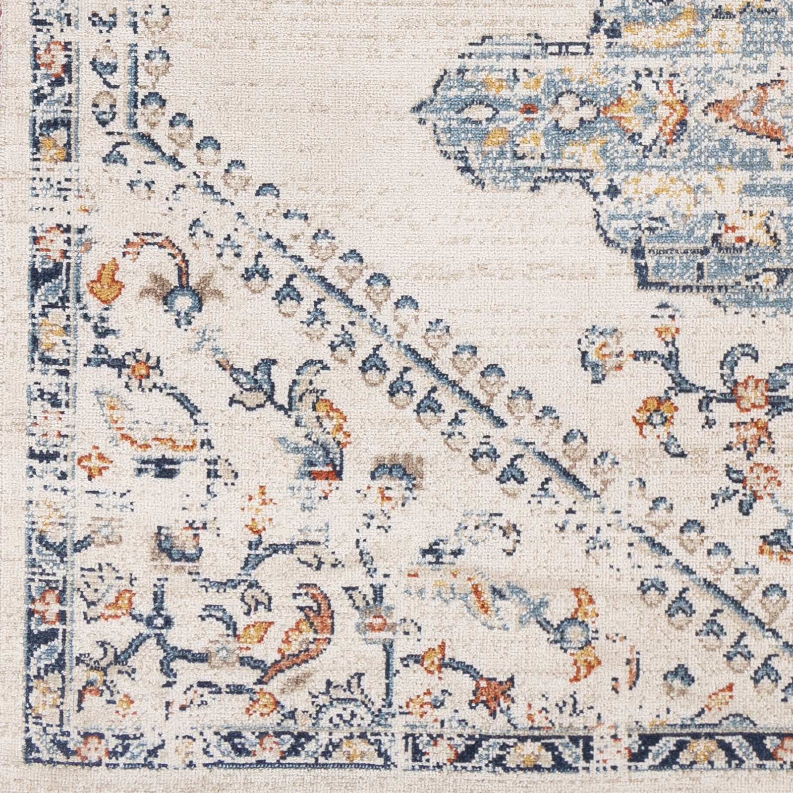 Huntington Beach Beige Outdoor 5'3" x 7' Machine Woven Rug - Image 4