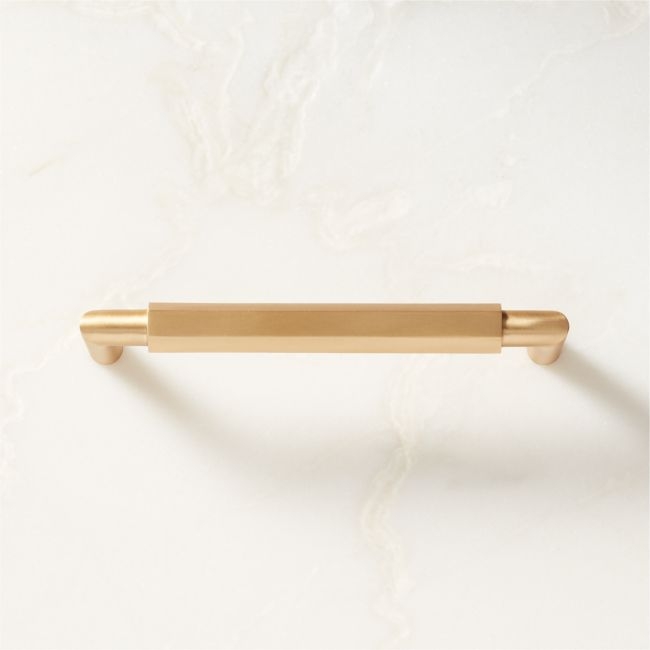 Lavau Brushed Brass Handle 5" - Image 0