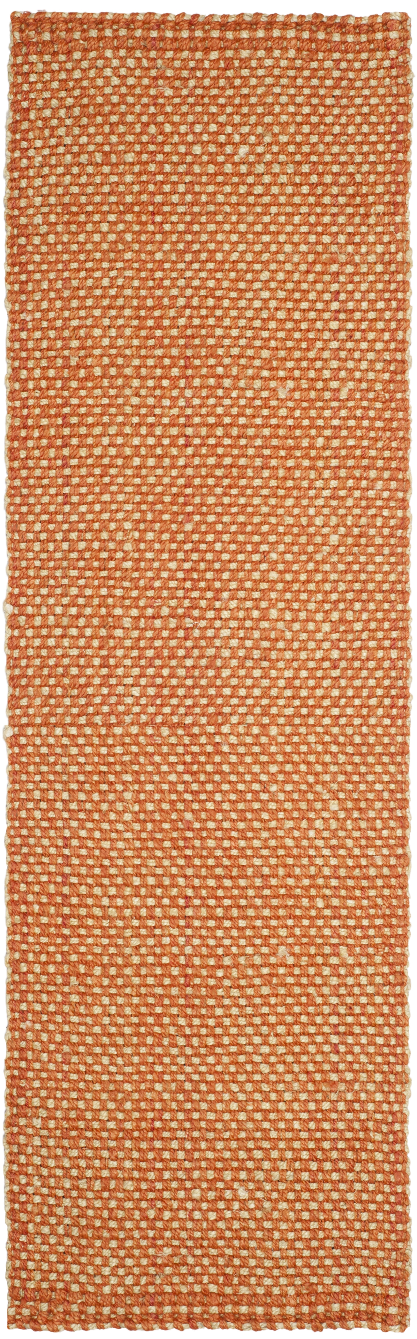 Arlo Home Hand Woven Area Rug, NF262B, Rust/Natural,  2' 3" X 6' - Image 0