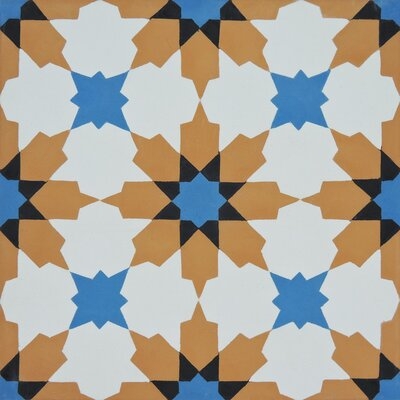 Ahfir 8" x 8" Cement Singular Wall & Floor Tile - Image 0
