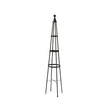 Small Oblisks, Wrought Iron, 13''x60''x13'', Graphite - Image 3