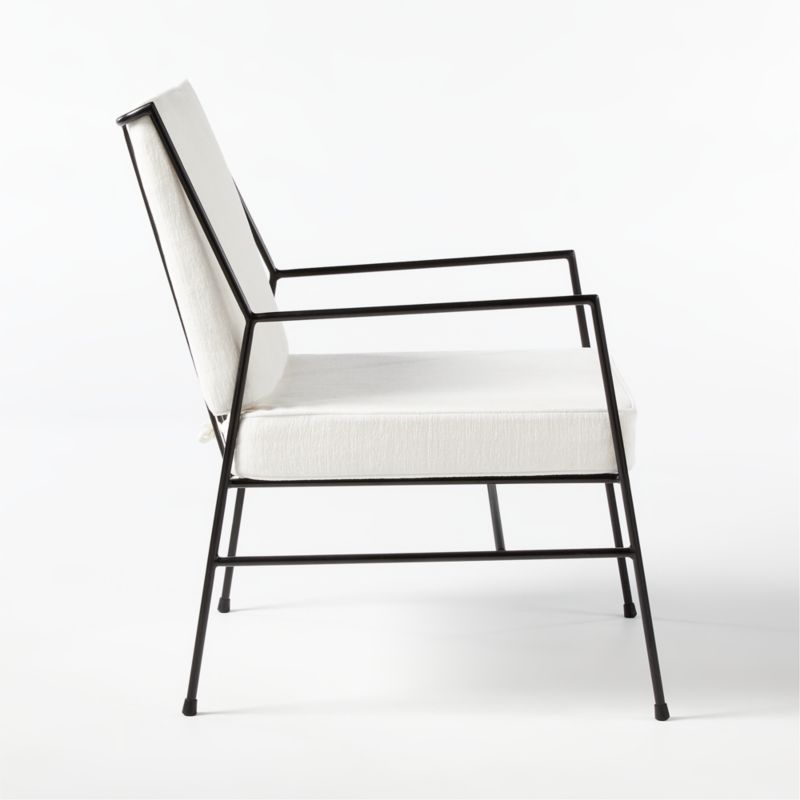Pavilion Outdoor Lounge Chair with Ivory Sunbrella Cushions Model 6471 by Paul McCobb - Image 3