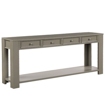 Console Table For Entryway Hallway Sofa Table With Storage Drawers And Bottom Shelf-CHH-WF189615 - Image 0