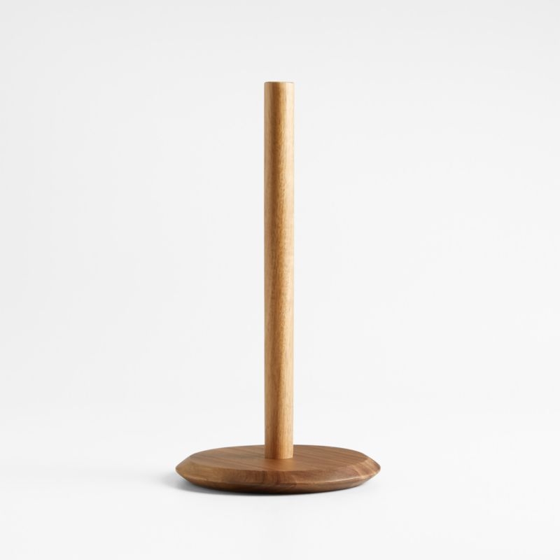 Acacia Wooden Paper Towel Holder - Image 2