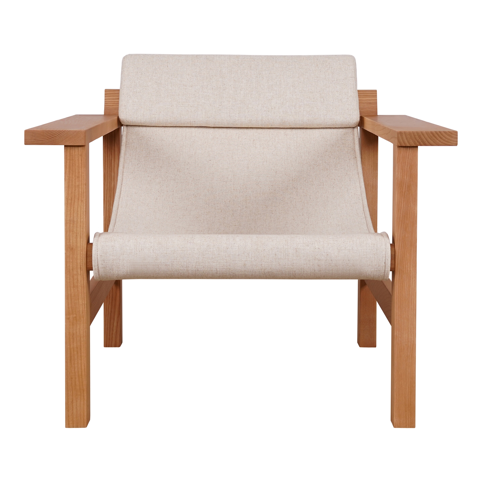 Annex Lounge Chair Flecked Linen - Image 0
