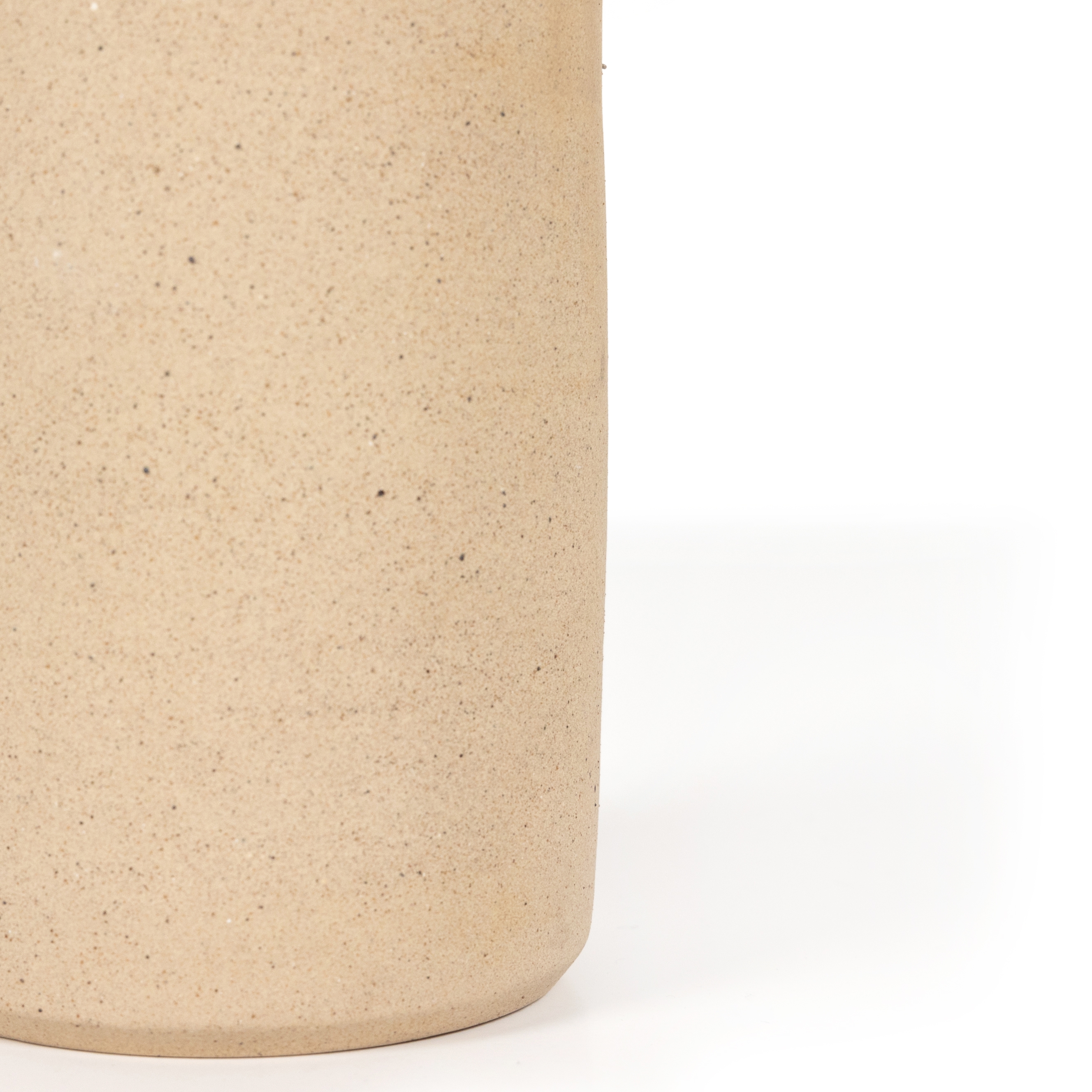 Evalia Tall Vase-Natural Speckled Clay - Image 5