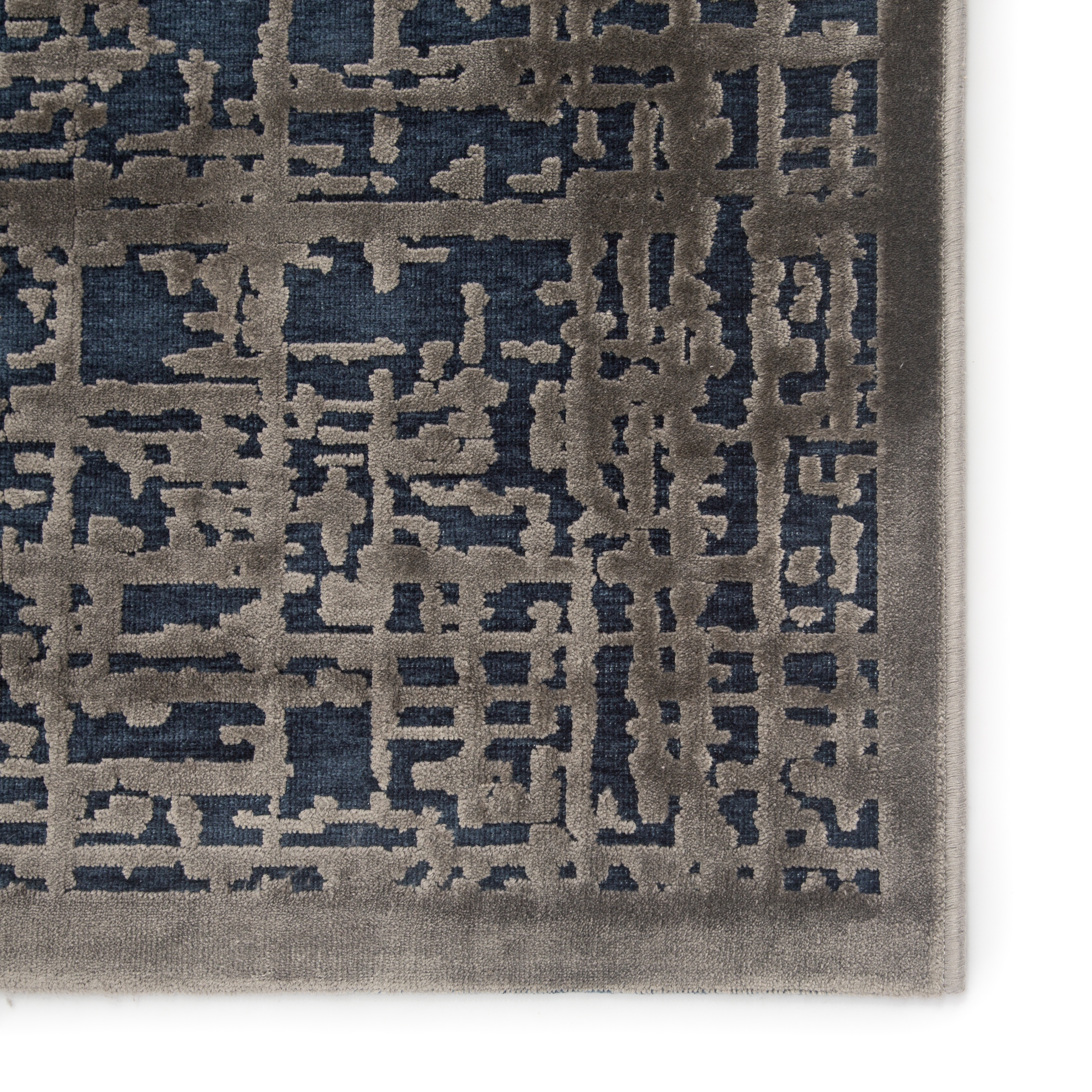 Dreamy Abstract Gray/ Blue Area Rug (9' X 12') - Image 3