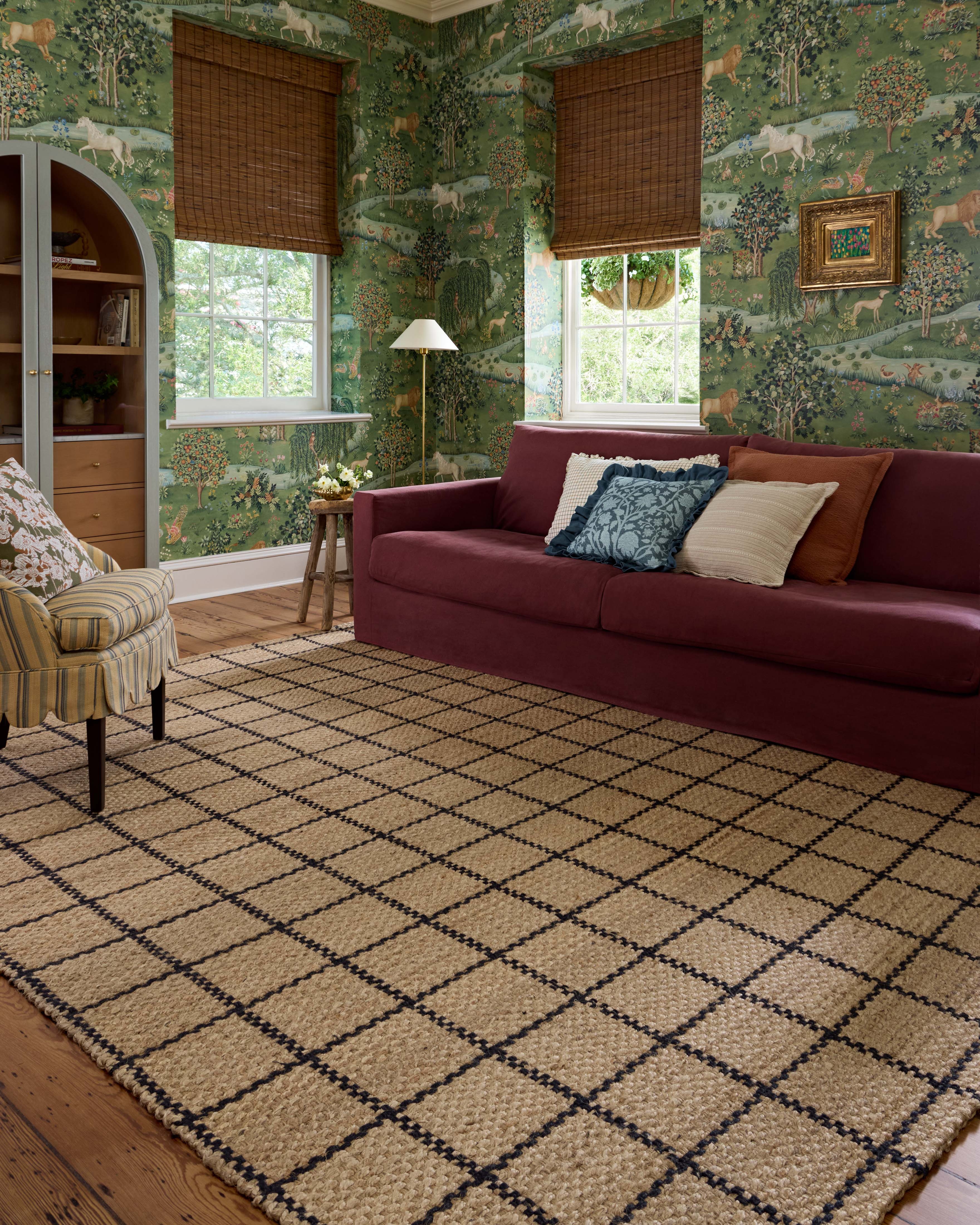 Chris Loves Julia x Loloi Fletcher Natural / Black 5'-0" x 7'-6" - Image 3