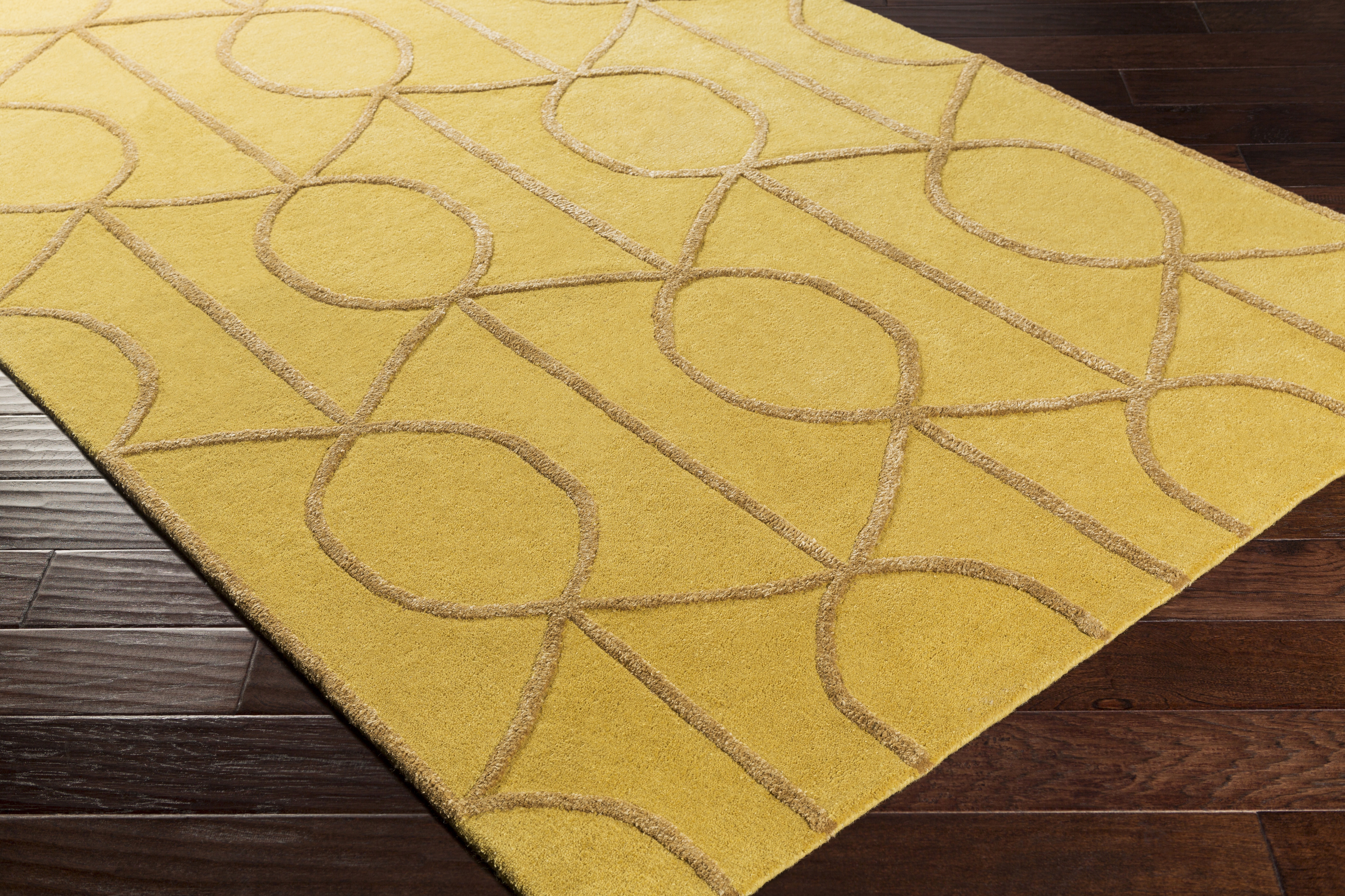 Urban Yellow Indoor 2' x 3' Handmade Rug - Image 2