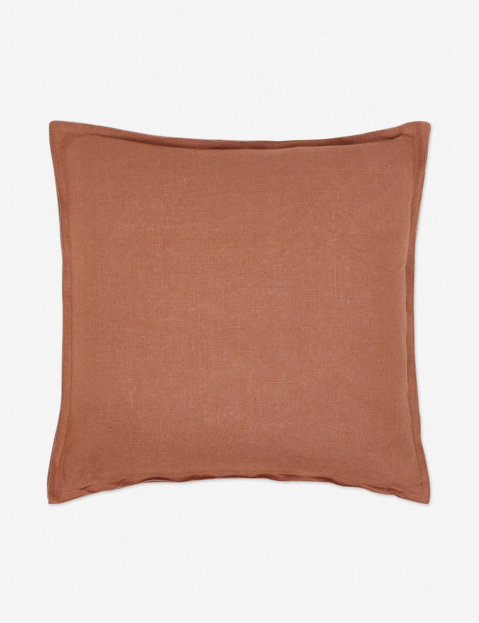 20" Arlo Linen Pillow, Rust - Image 2