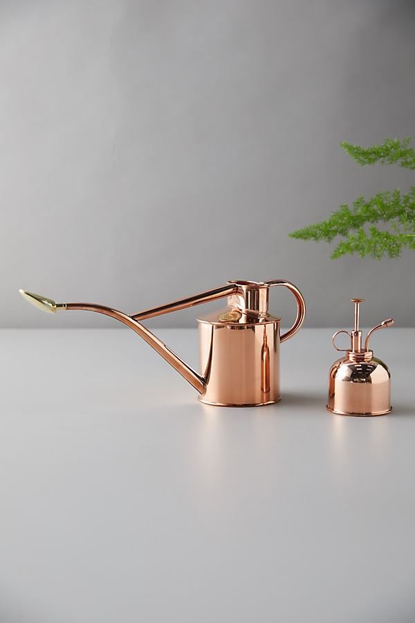 Rowley Ripple Copper Watering Can + Mister Gift Set - Image 0