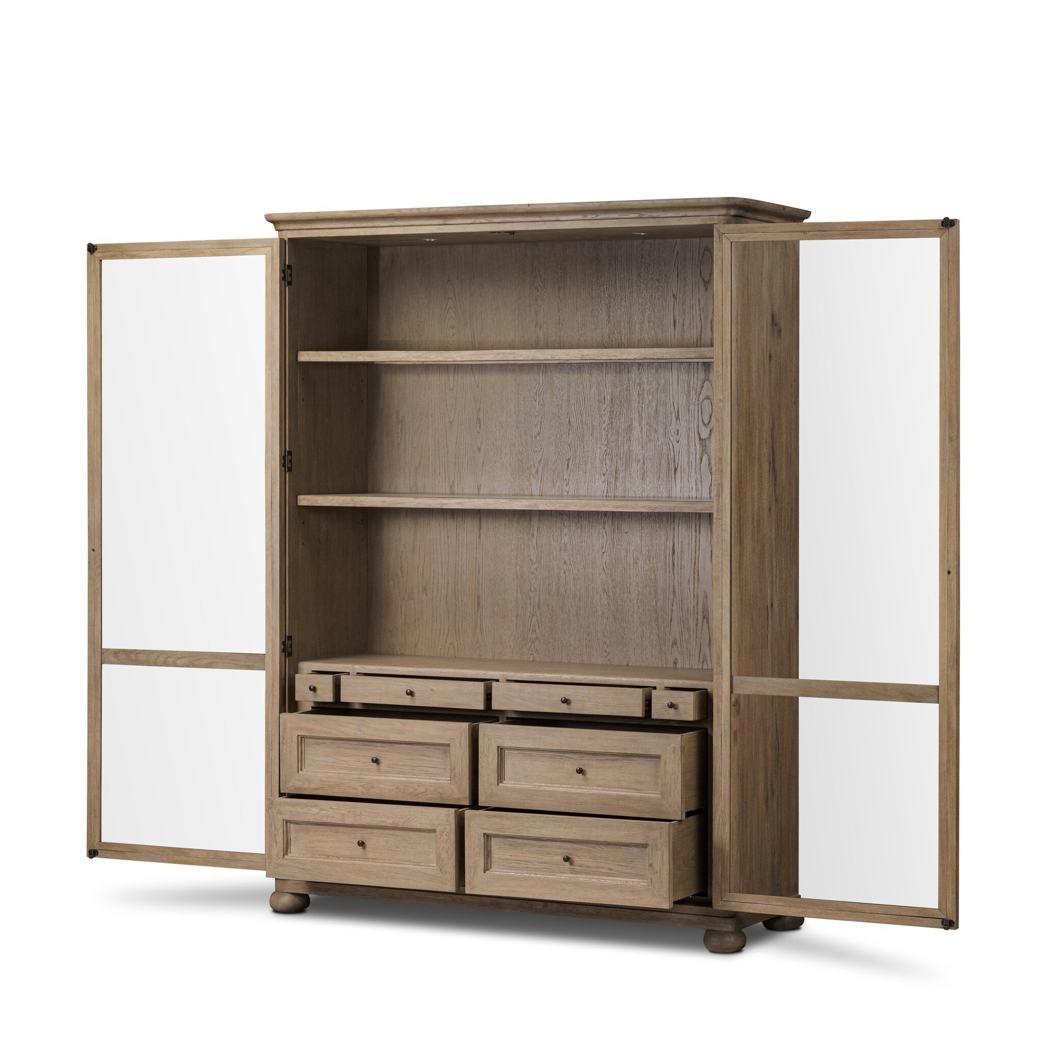 Sussex Wide Cabinet - Drifted Oak by Amber Lewis x Four Hands - Image 15