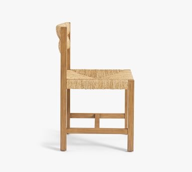 Malibu Woven Dining Chair, Honey - Image 5