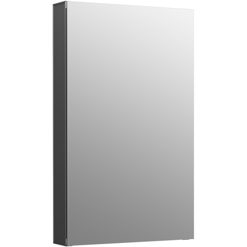  Maxstow Surface Mount Frameless Medicine Cabinet with 3 Adjustable Shelves Size: 24" H x 15" W x 3.5" D - Image 0