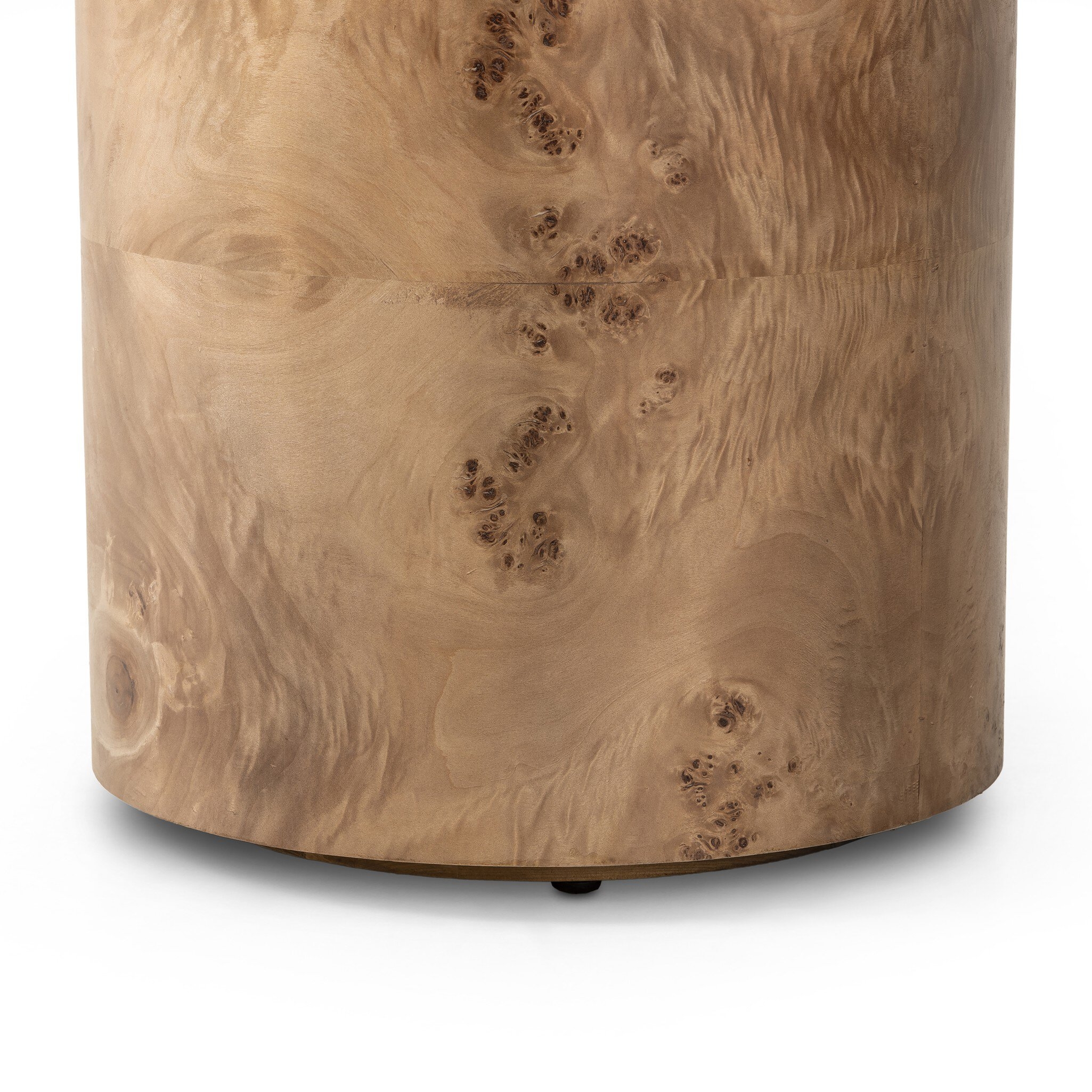 Caya End Table - Caramel Burl - Image 7