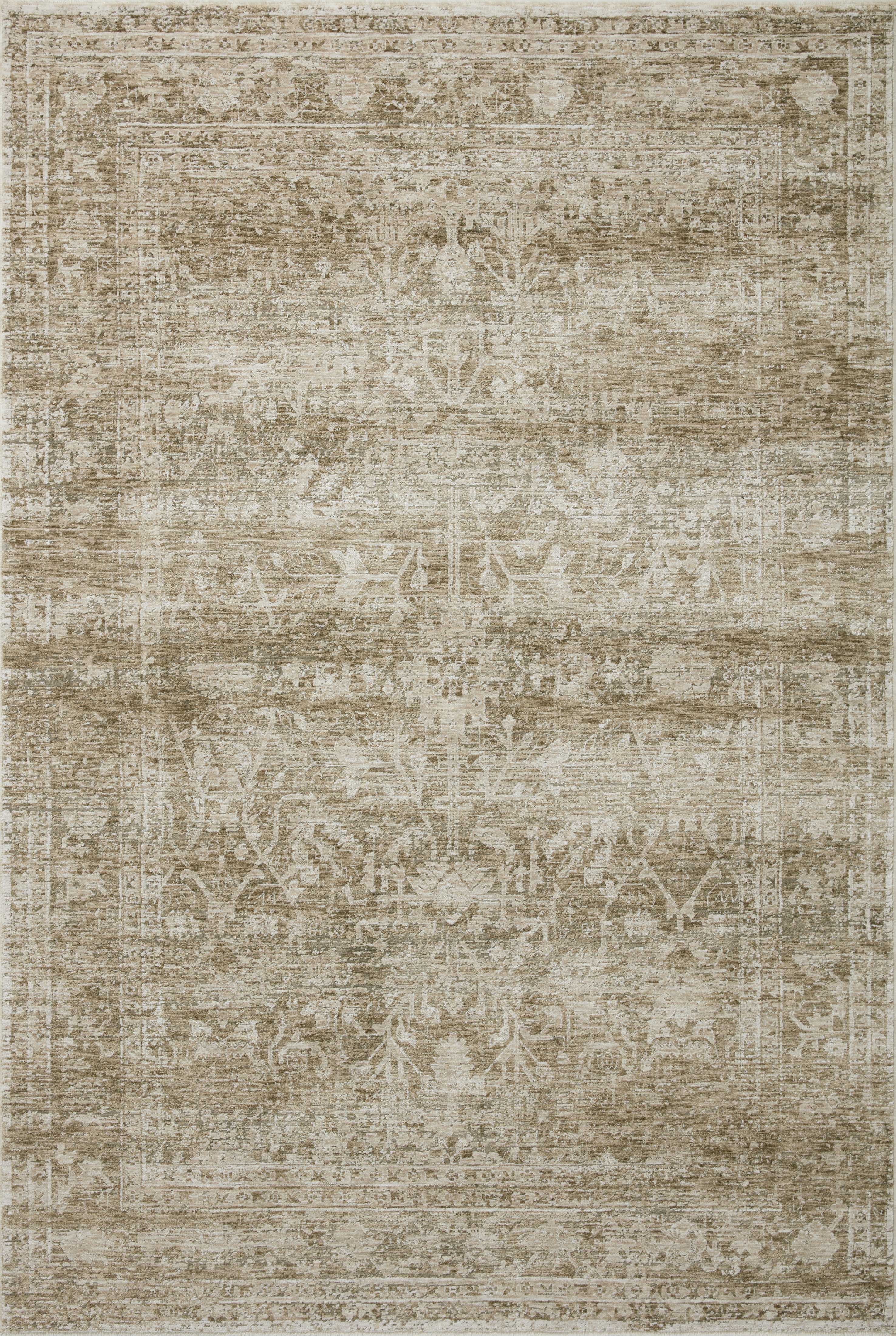 Amber Lewis x Loloi Honora Khaki / Beige 3'-9" x 5'-9" - Image 0
