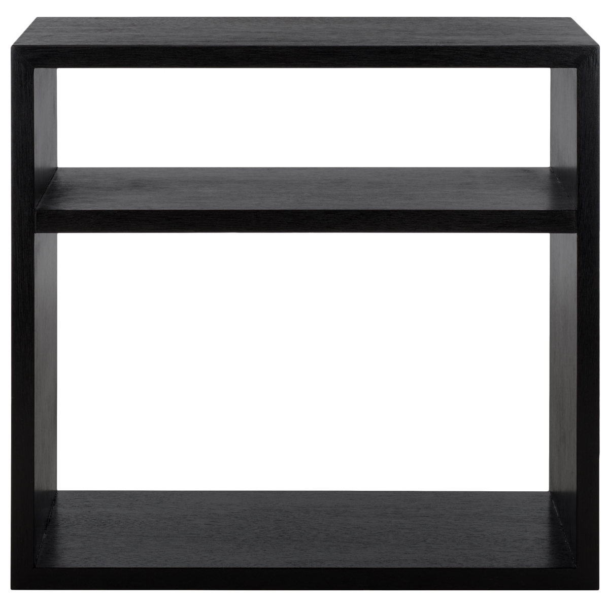 Munson 2 Shelf Console Table - Black - Safavieh - Image 0