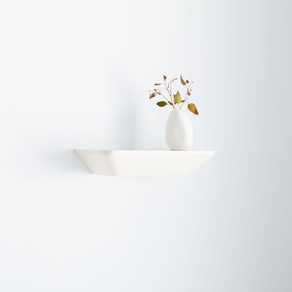 Slim Floating Shelf, White, 1Foot - Image 0