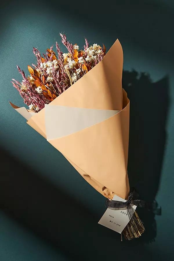Dried Affirmation Bouquet By Anthropologie in Yellow - Image 0