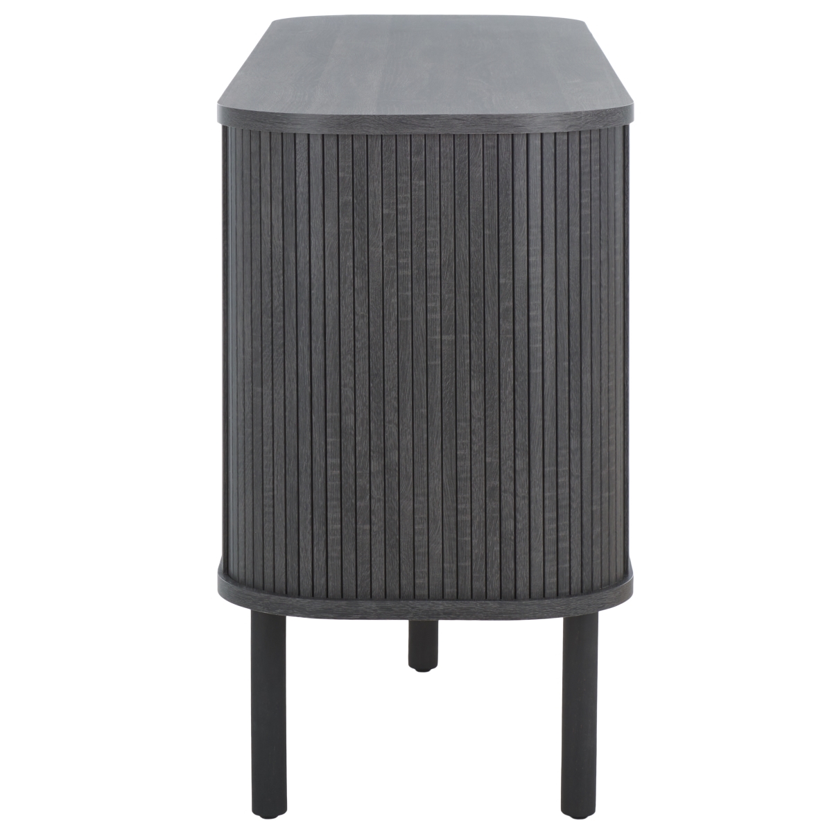 Tealla Sideboard / Media Stand - Distressed Black / Gold - Safavieh - Image 6