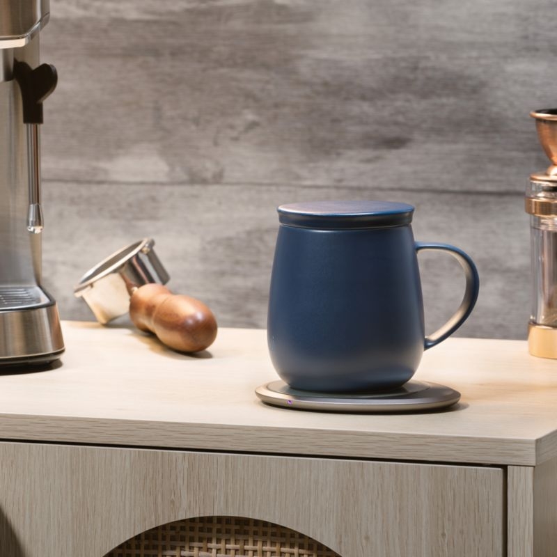 Ohom Ui 3 Deep Navy Heated Coffee Mug - Image 4