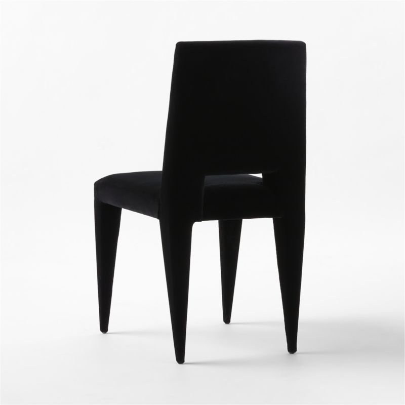 Editor Black Velvet Dining Chair Set of 4 - Image 5