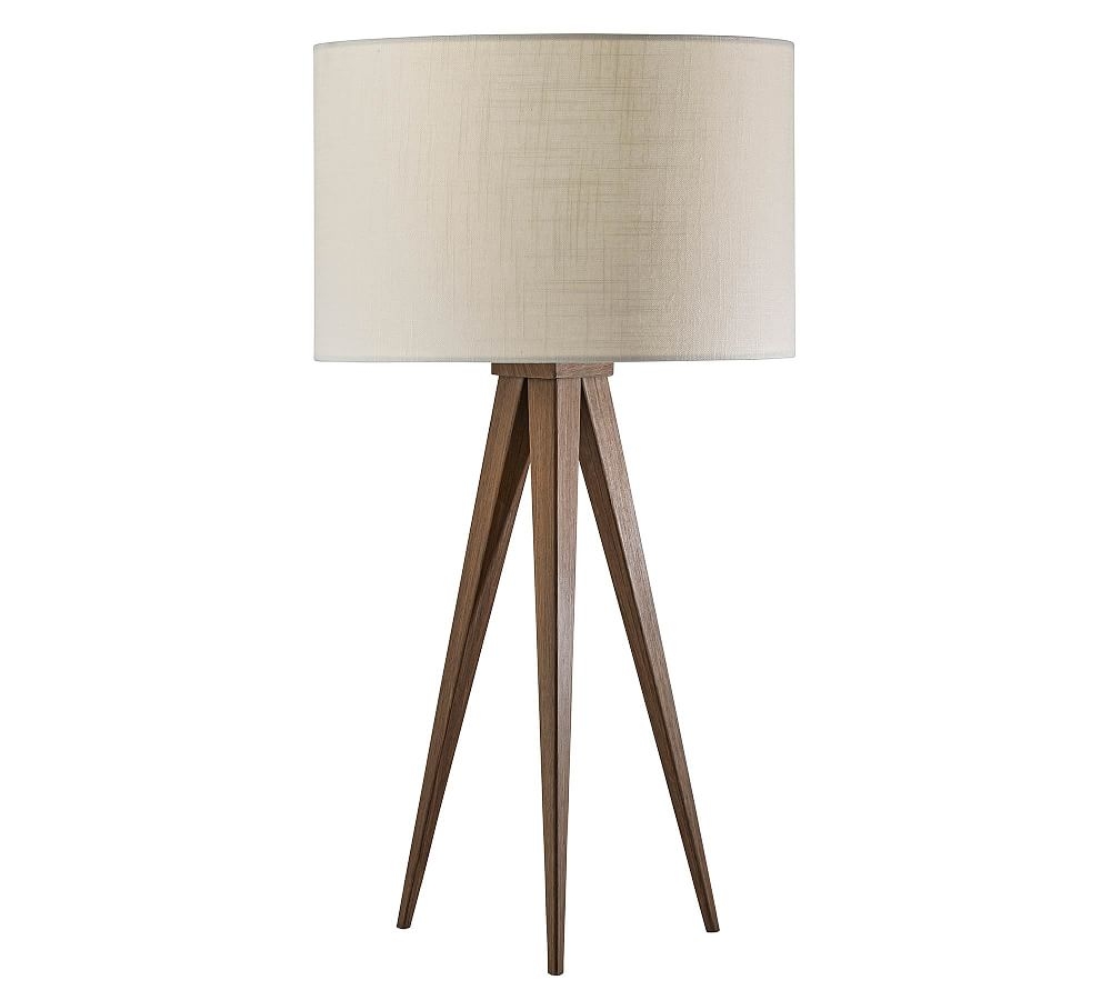 Axson Wood Table Lamp, Rosewood - Image 0