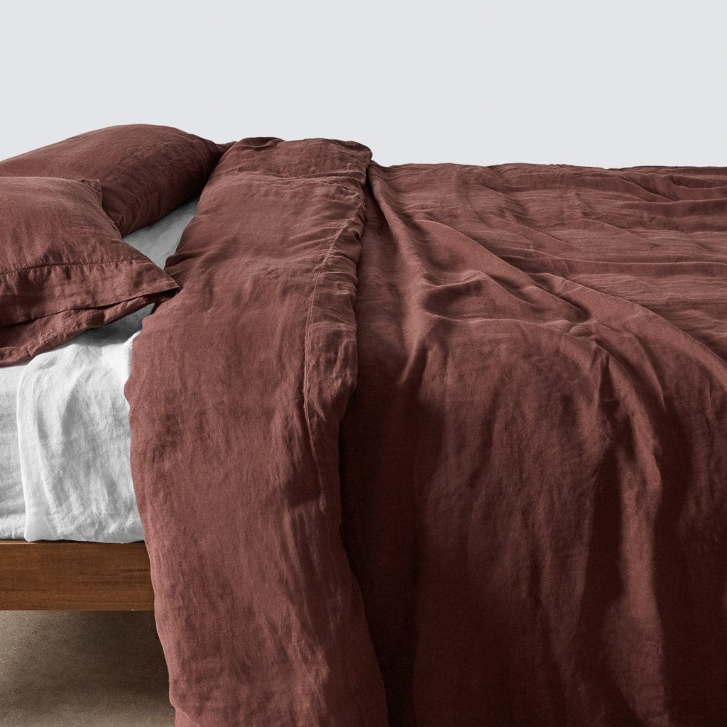 The Citizenry Stonewashed Linen Duvet Cover | King/California King | Sage - Image 9