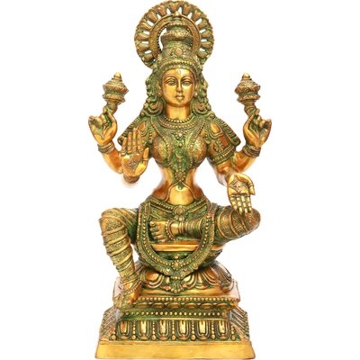 Large Size Seated Goddess Lakshmi - Image 0