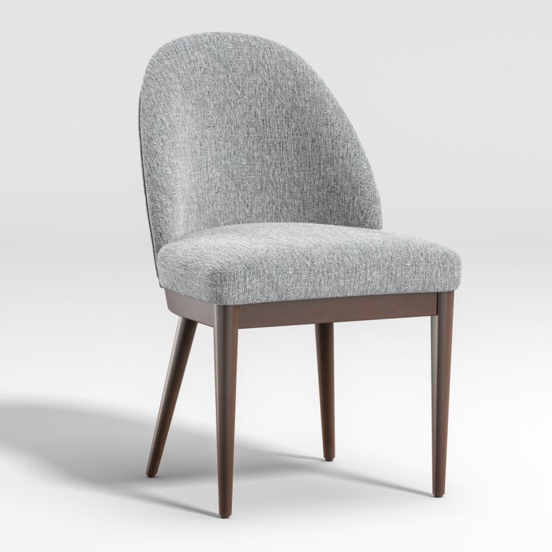 Ana Navy Dining Chair with Performance Fabric - Image 1