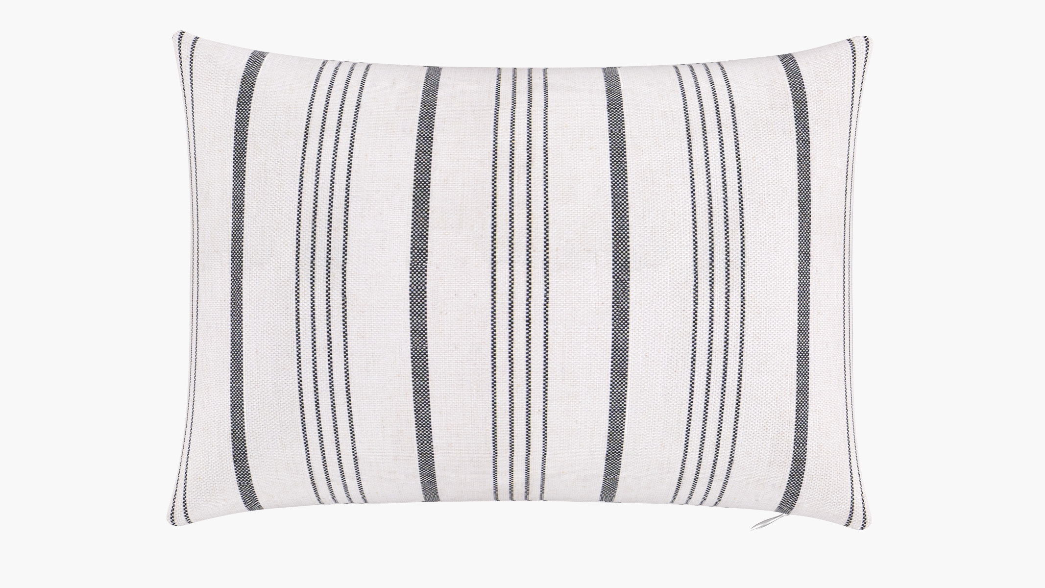 Throw Pillow 14" x 20", Black Market Stripe, 14" x 20" - Image 0